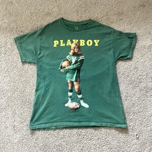 Playboy Green Graphic T-Shirt